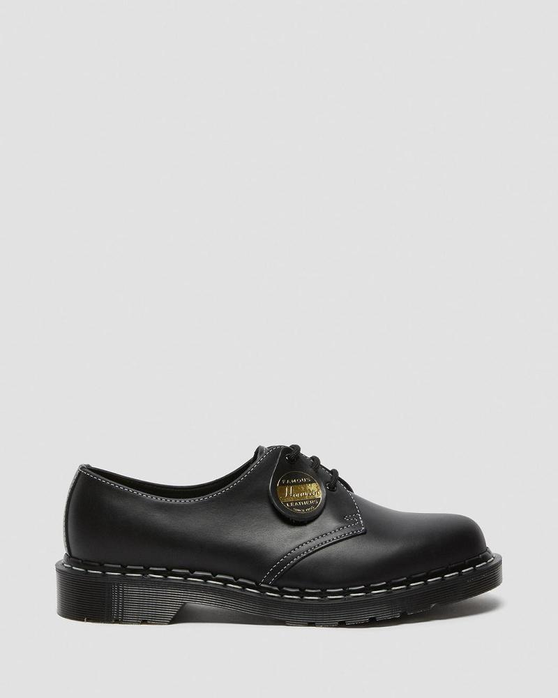 Dr Martens 1461 Made in England Cavalier Leren Oxford Schoenen Dames Zwart | NL 43CTV